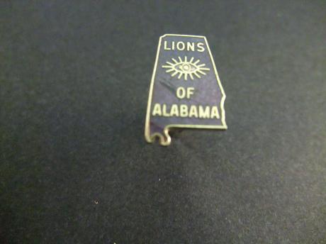 Lionsclub Alabama emaille manchetknoop